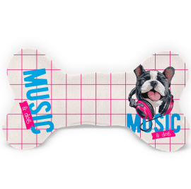 ALMOFADA OSSO DOG & MUSIC