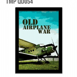 QUADRO MDF AVIAO ANTIGO
