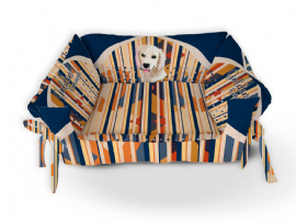 CAMA PET DUPLA FACE GOLDEN RETRIEVER