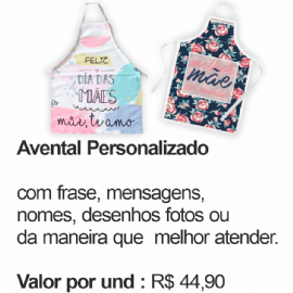 AVENTAL DIA DAS MAES IMPERMEAVEL