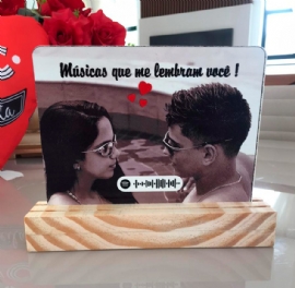 PORTA RETRATO MADEIRA E MDF