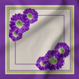 TOALHA DE MESA ASTER ROXA
