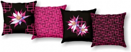 KIT CAPAS PARA ALMOFADA FLORAL PINK