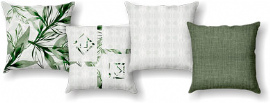 KIT CAPAS PARA ALMOFADA VERDES