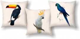 KIT CAPAS PARA ALMOFADA AVES