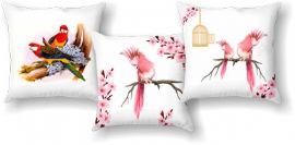 KIT CAPAS PARA ALMOFADA ARARA ROSE