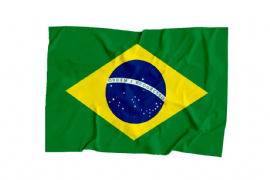 BANDEIRA DO BRASIL EM TECIDO 100 POLIESTER