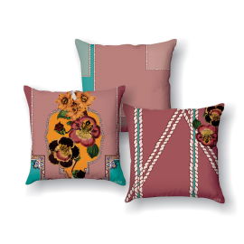 KIT ROSE CAPAS PARA ALMOFADA