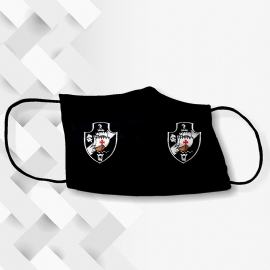 MASCARA DE TECIDO VASCO ( DUPLA CAMADA)