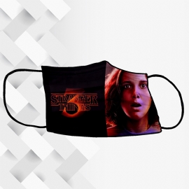 MASCARA DE TECIDO STRANGER THINGS ( DUPLA CAMADA)