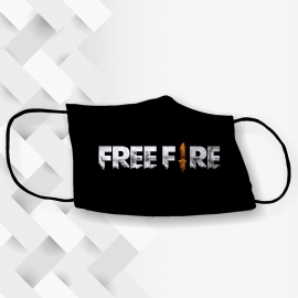 MASCARA DE TECIDO FREE FIRE ( DUPLA CAMADA)