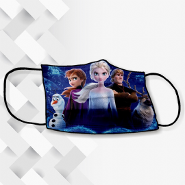 MASCARA DE TECIDO FROZEN ( DUPLA CAMADA)