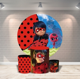 KIT REDONDO MIRACULOUS ( LADY BUG )
