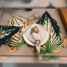 JOGO AMERICANO TROPICAL LEAF