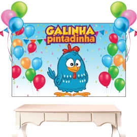 PAINEL GALINHA PINTADINHA 1,40 LARGURA X 1 M ALTURA
