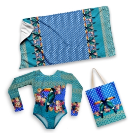 KIT PRAIA INFANTIL TUCANO