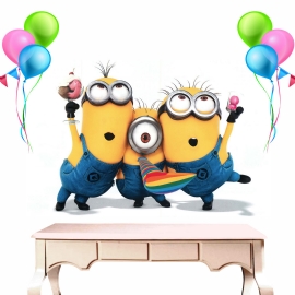 PAINEL MINIONS 1,40 LARGURA X 1 M ALTURA