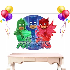 PAINEL PJMASKS 1,40 LARGURA X 1 M ALTURA