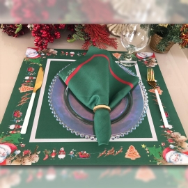 JOGO AMERICANO NATAL VERDE