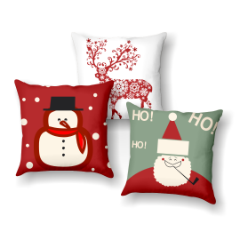 KIT 3 CAPAS PARA ALMOFADA NATAL MAGICO