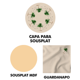 KIT SOUSPLAT COQUEIROS