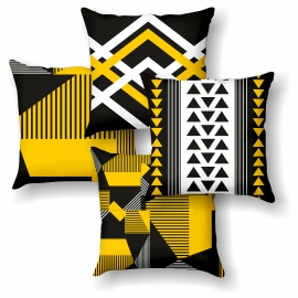 KIT CAPAS PARA ALMOFADA GEOMETRICAS