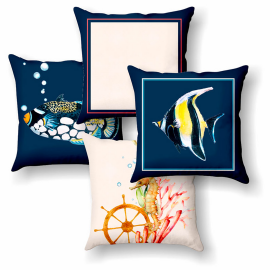 KIT CAPAS PARA ALMOFADA OCEANO