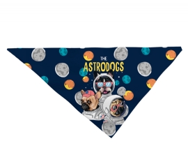BANDANA PET DUPLA FACE ASTRODOGS