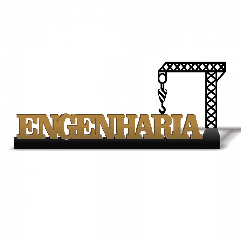 Letreiro MDF Engenharia