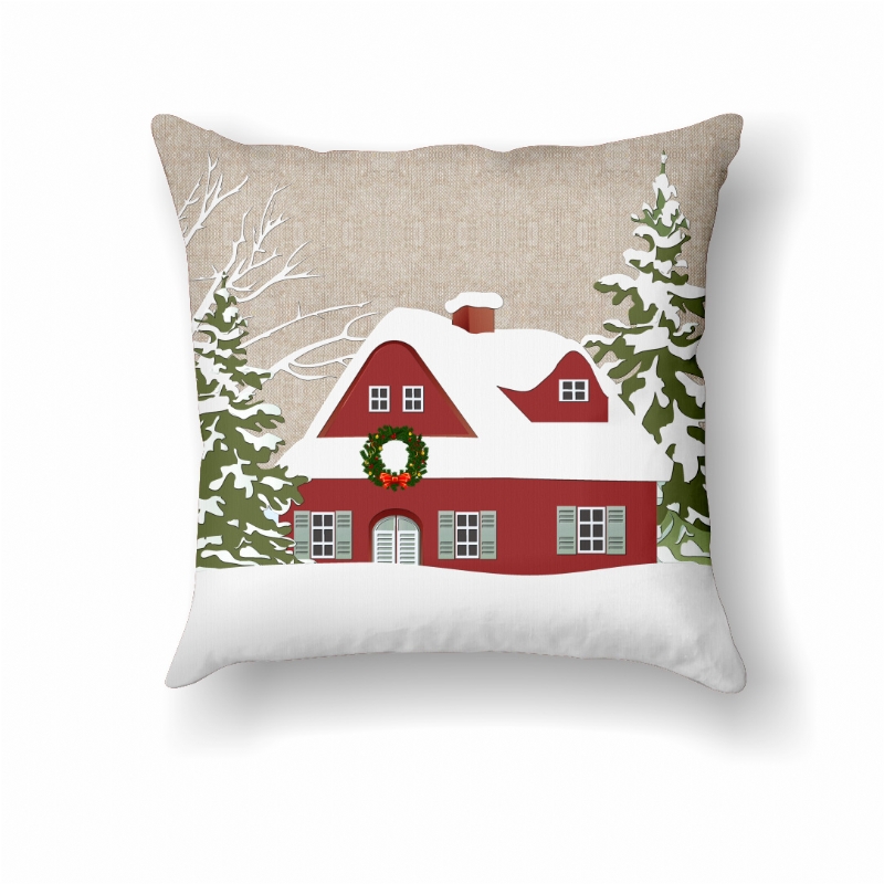 Kit 3 CAPAS Para Almofada Boneco de Neve
